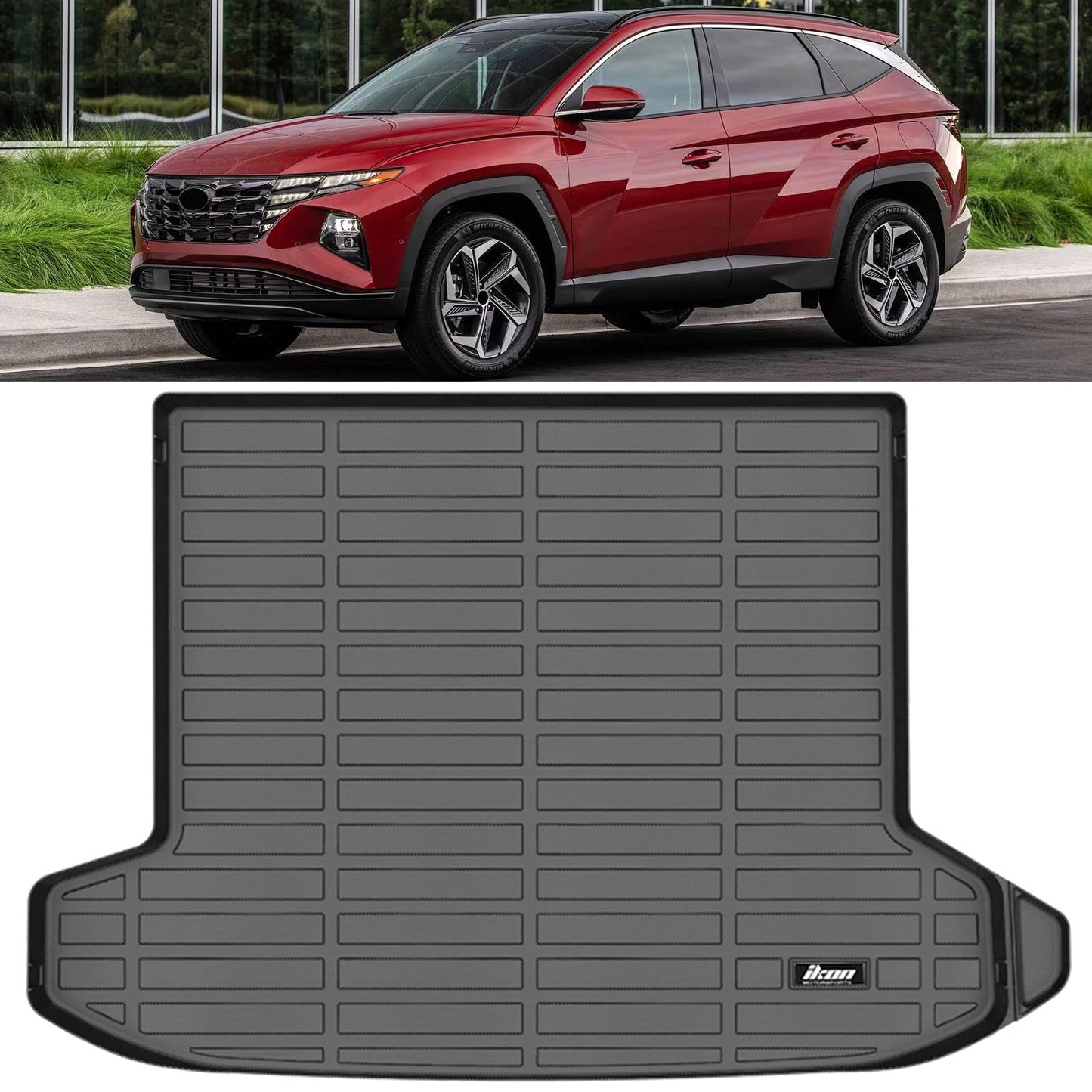 2022-2024 Hyundai Tucson Non-Hybrid 3D Floor Mats TPE + Trunk Mat