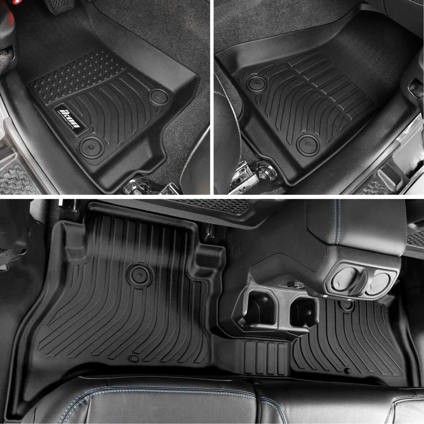 Car Floor Mat for 2021-2025 Jeep Wrangler All Weather Liner TPE