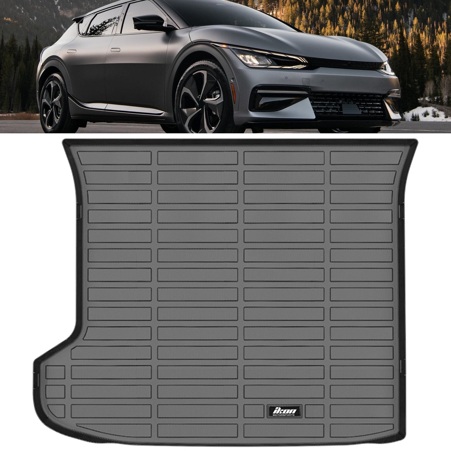 2022-2024 Kia EV6 All Weather 3D Floor Mat Carpets + Trunk Mat TPE