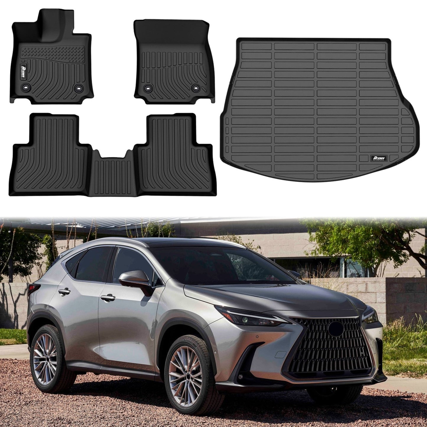 2022-2025 Lexus NX250 NX350 All Weather 3D Floor Mats TPE + Trunk Mat