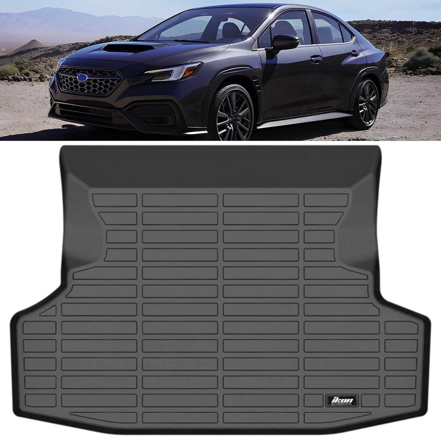 2022-2025 Subaru WRX All Weather 3D Floor Mats Carpets+ Trunk Mat TPE