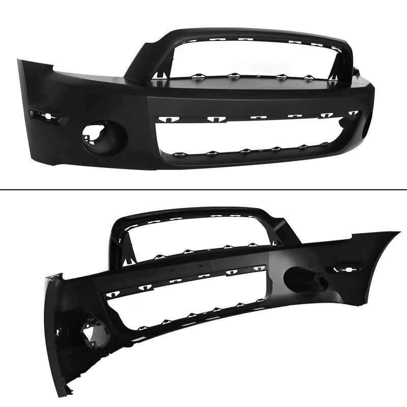 2010-2014 Ford Mustang GT500 Style Front Bumper Cover w/ Grille Lip