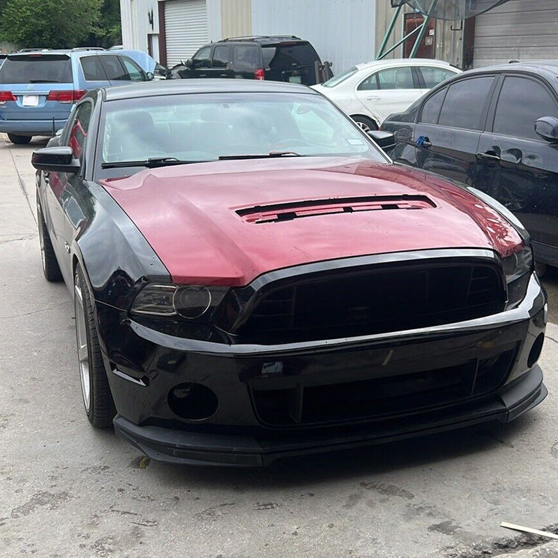 2010-2014 Ford Mustang GT500 Style Front Bumper Cover w/ Grille Lip