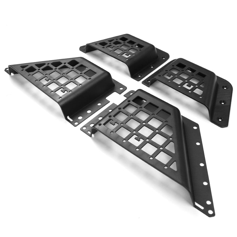 2021-2025 Ford Bronco 4-Door Black Door Storage Pocket Box ABS 4PCS
