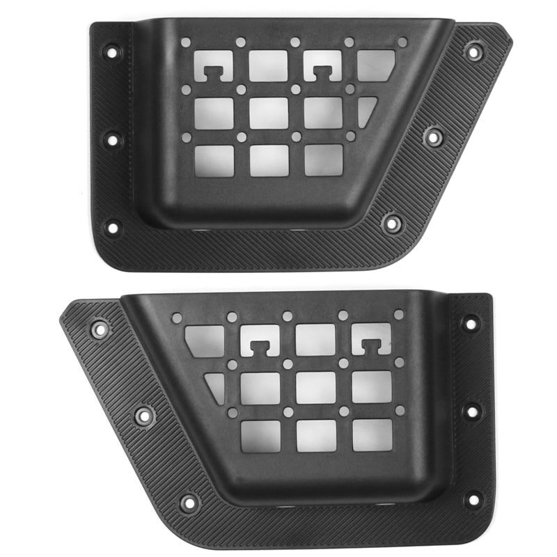 2021-2025 Ford Bronco 4-Door Black Door Storage Pocket Box ABS 4PCS
