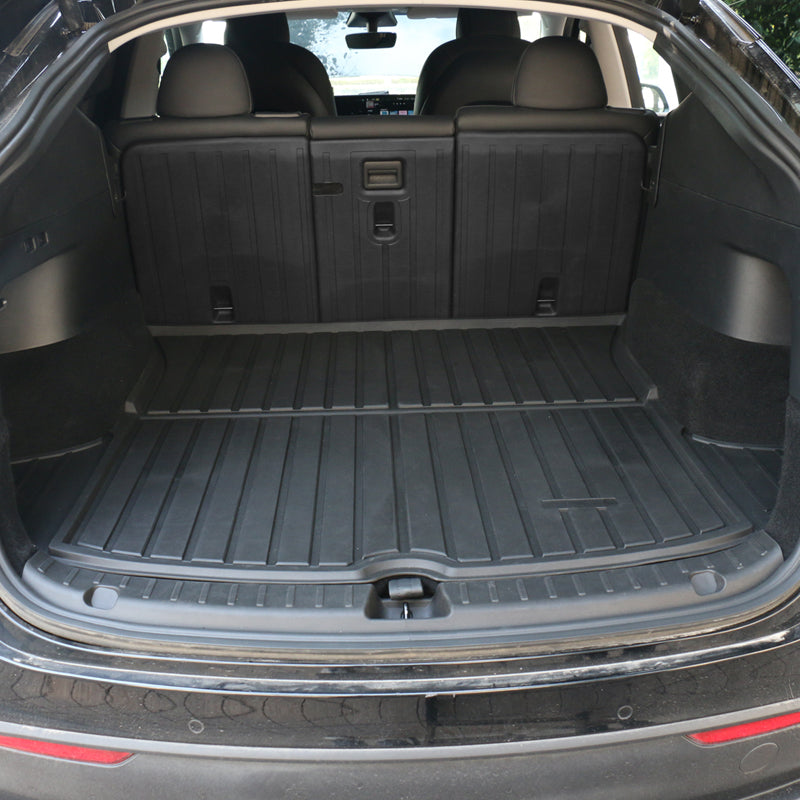 2020-2023 Tesla Model Y Black Trunk Mats Rear Seat Cover Injection TPE