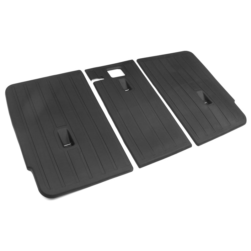 2020-2023 Tesla Model Y Black Trunk Mats Rear Seat Cover Injection TPE
