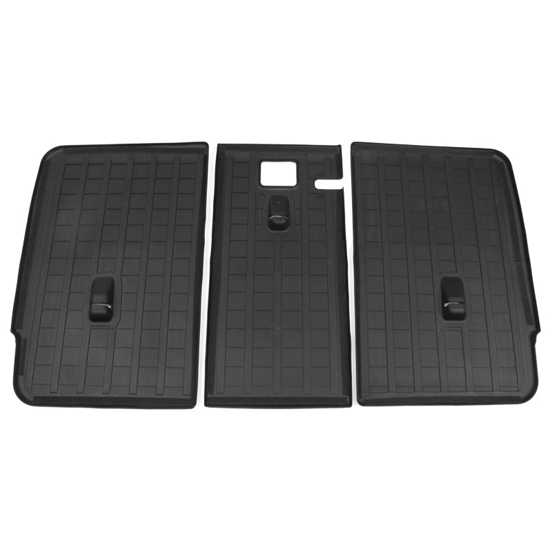 2020-2023 Tesla Model Y Black Trunk Mats Rear Seat Cover Injection TPE