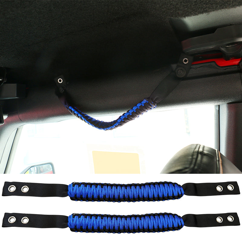2021-2025 Ford Bronco 2/4Dr 2PC Nylon Roll Bar Grab Handles Grip