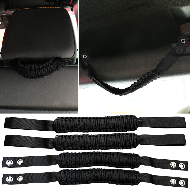 2021-2025 Ford Bronco Headrest Handle + Roll Bar Grab Nylon 4PCS