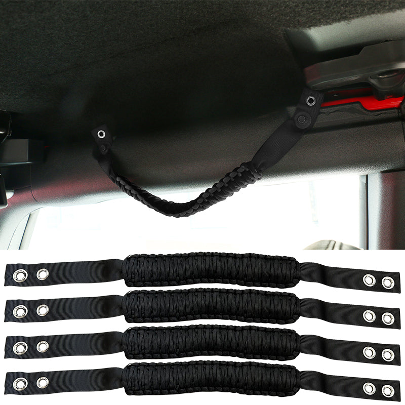 2021-2025 Ford Bronco 2/4Dr 4PCS Nylon Roll Bar Grab Handles Grip
