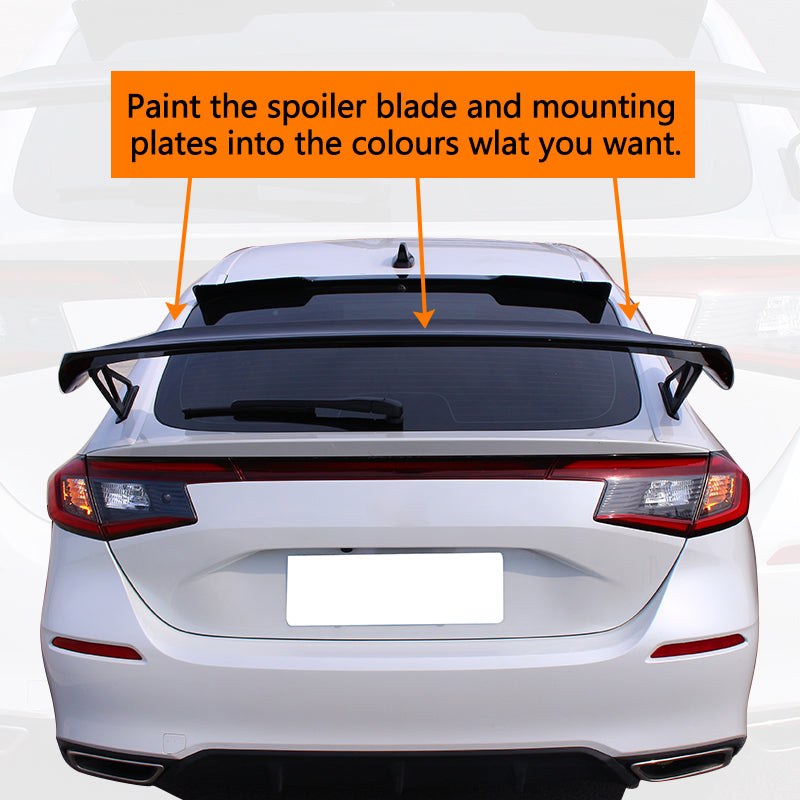 2022-2024 Honda Civic Type R Primer Trunk Spoiler Mounting Plates ABS