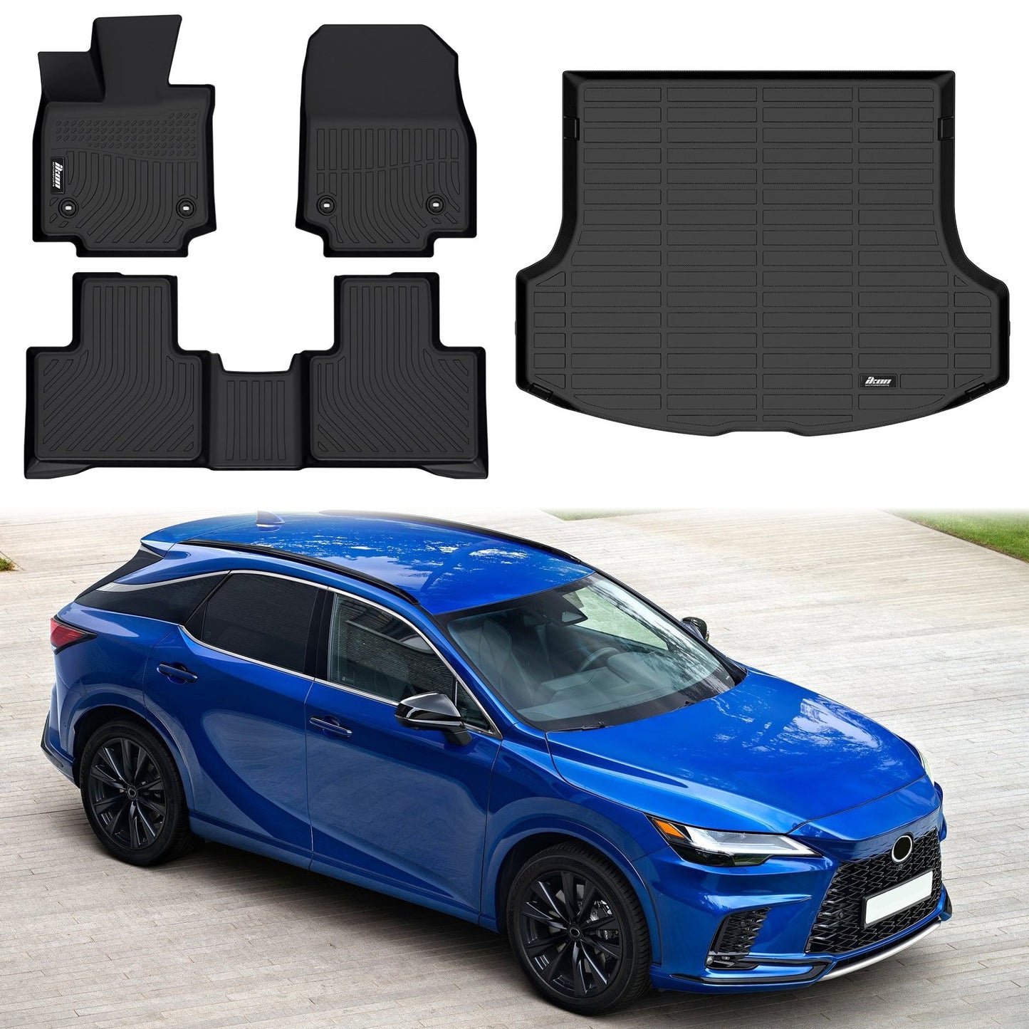 2023-2024 Lexus RX350 Floor/Trunk Mat All Weather TPE 3D Cargo Carpet