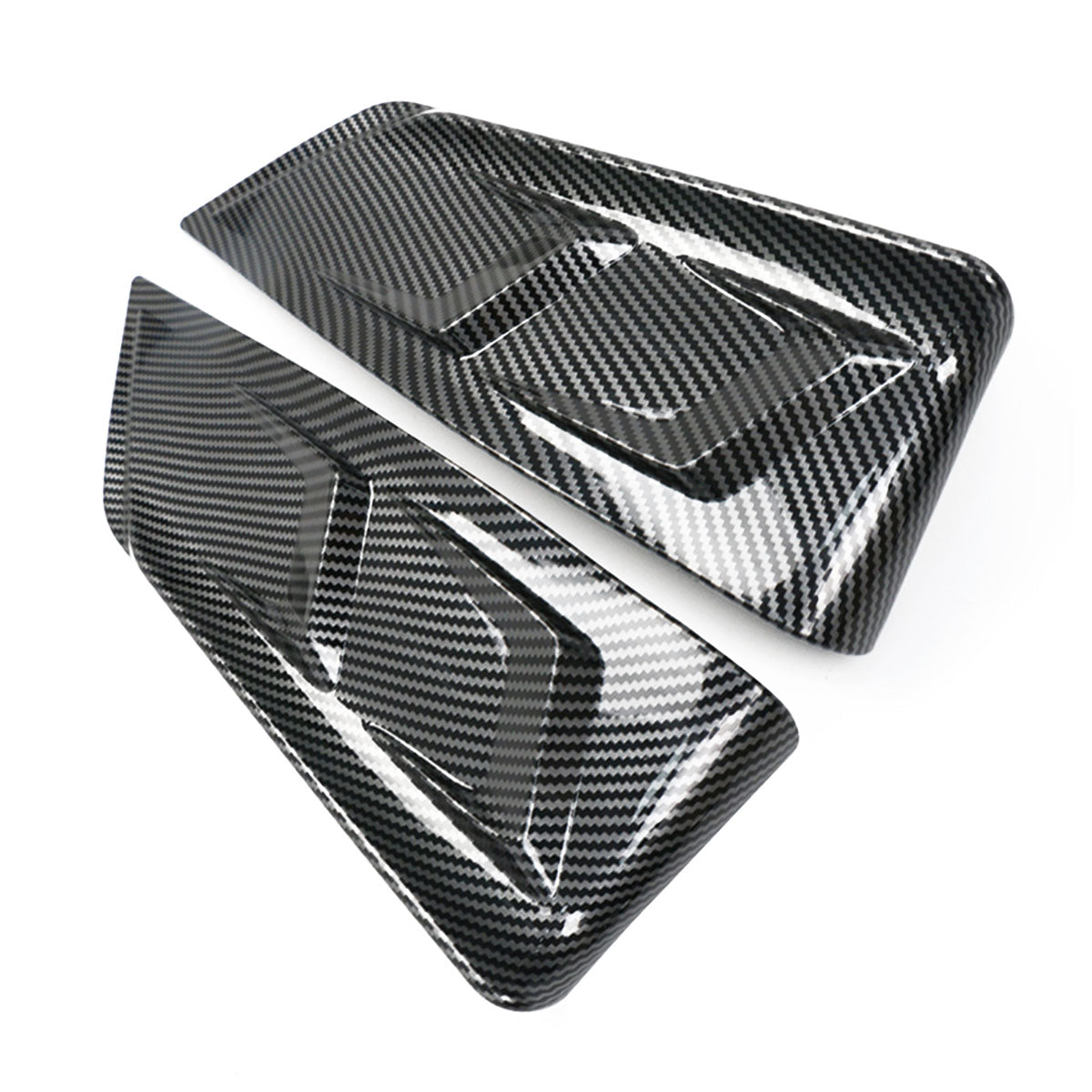 2020-2024 Tesla Y IKON Carbon Fiber Print Rear Lip W/ RearÂ Aprons PP