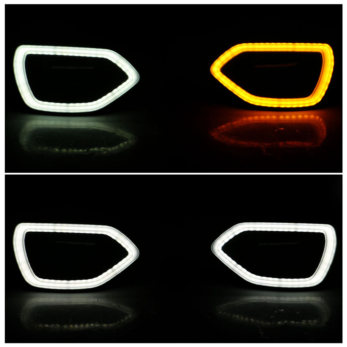 2020-2023 Dodge Charger SRT Widebody Style Smoke LED Mesh Grille ABS