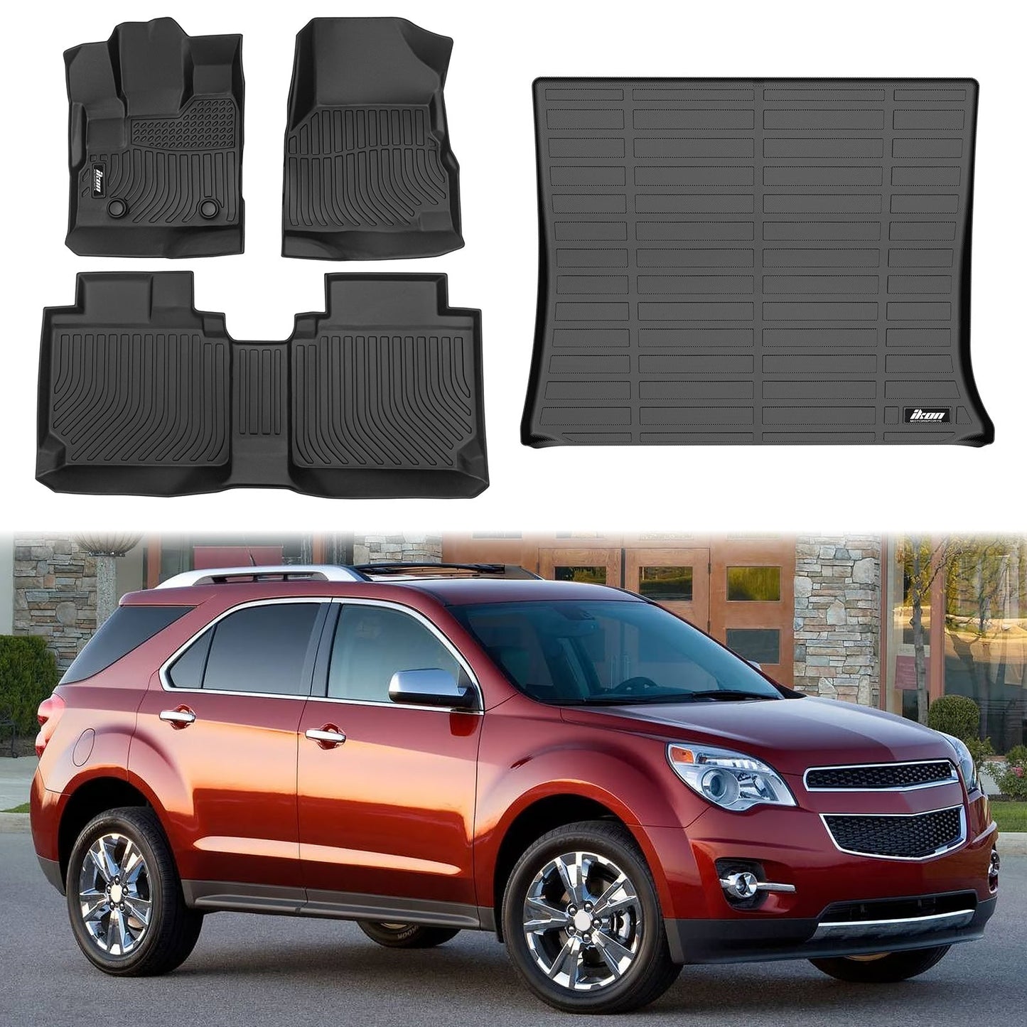 2012-2017 Chevrolet Equinox/ GMC Terrain TPE 3D Floor Mats + Trunk Mat