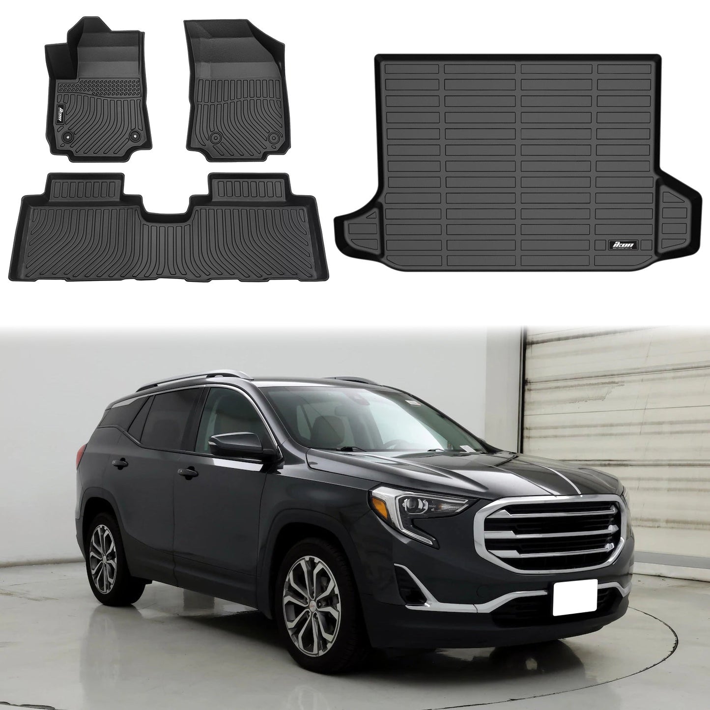 2018-2024 Chevrolet Equinox/ GMC Terrain TPE 3D Floor Mats + Trunk Mat