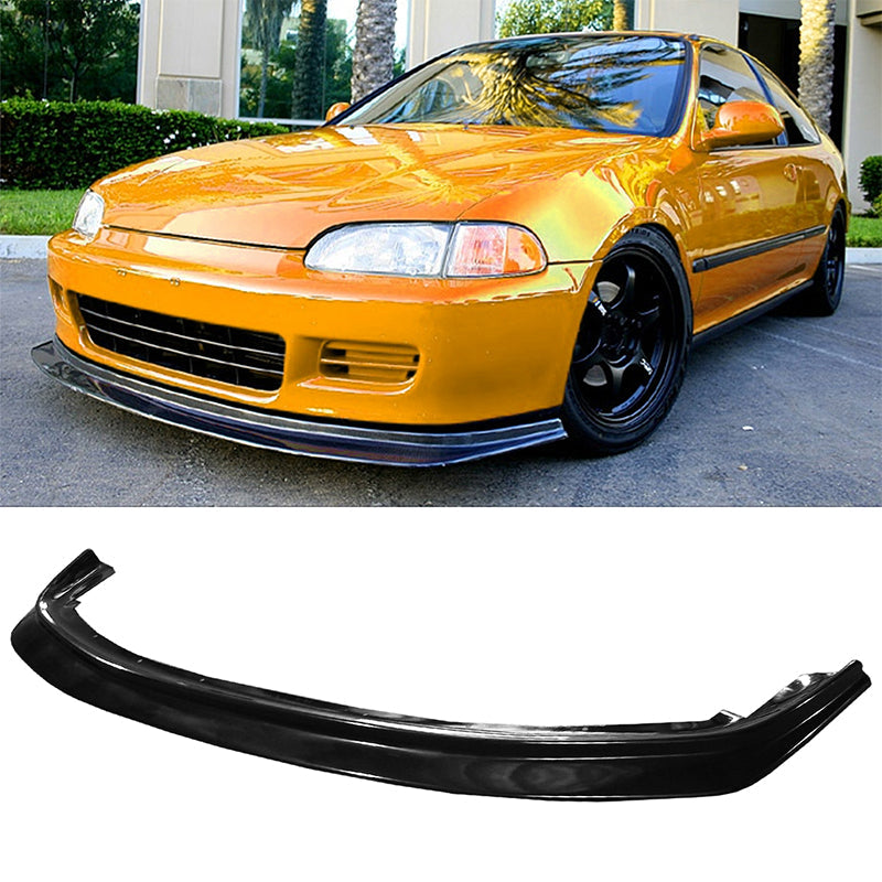 Front Bumper Cover W/ Lip For 1992-1995 Honda Civic Whitecrow WC Style