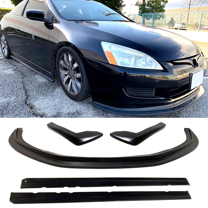 Side Skirts & Corner Aprons & Front Lip For 2003-2005 Honda Accord MDA