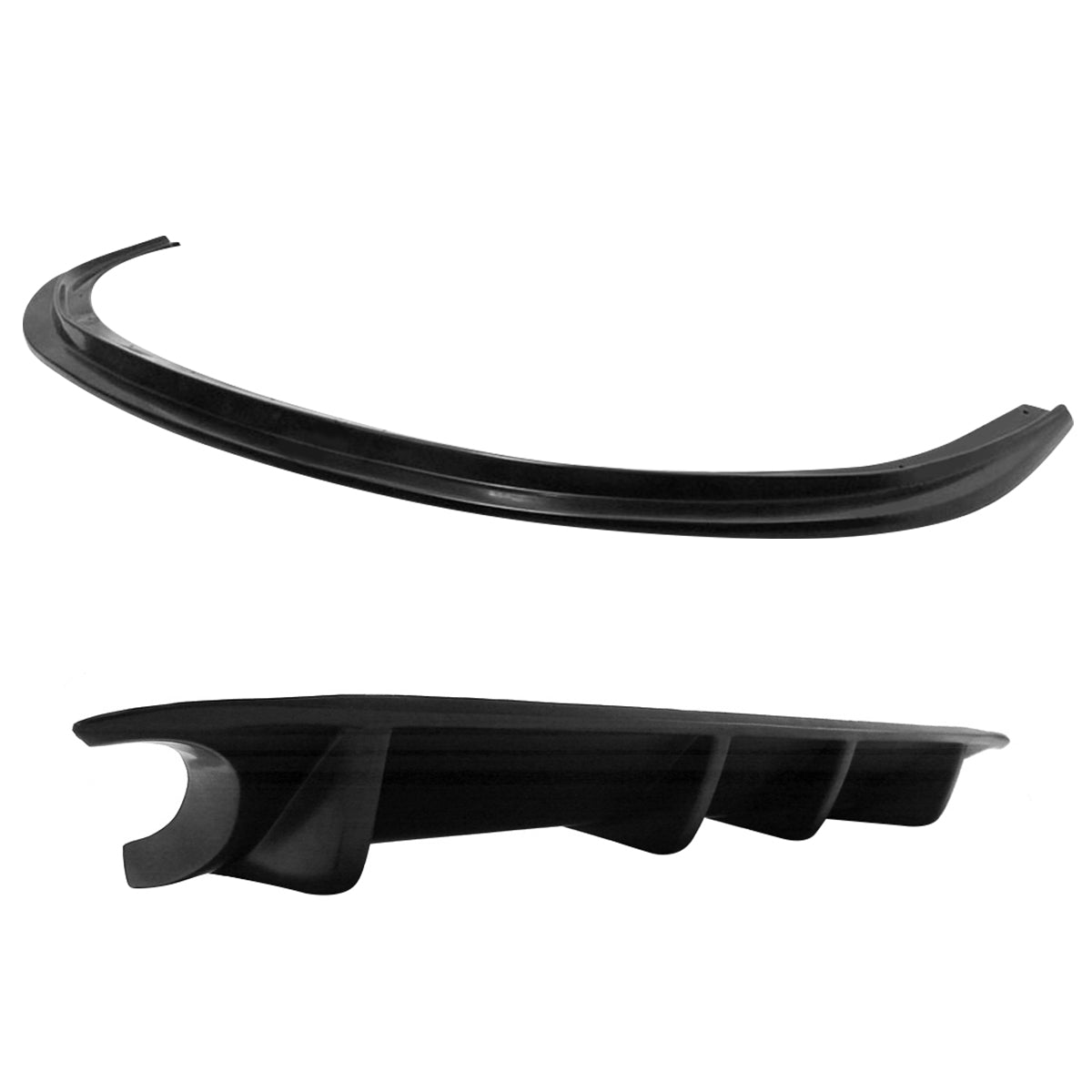 Rear Diffuser & Front Lip For 2009-2015 Nissan Maxima MDA Style PU