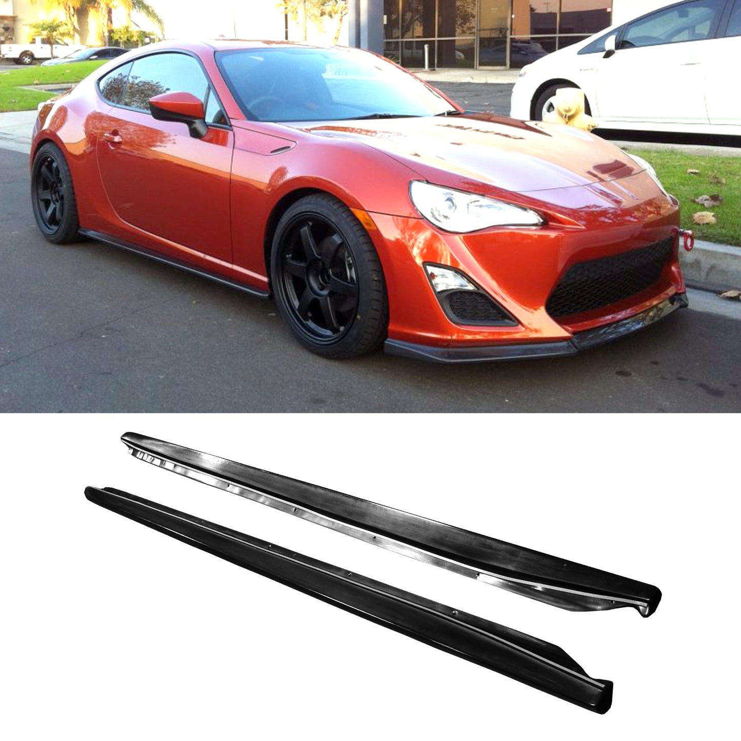 Side Skirts & Front Lip & Corner Aprons For 2013-2016 Scion Spoiler