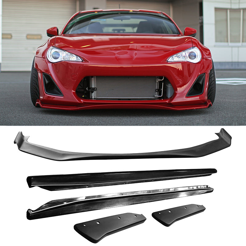 Side Skirts & Front Lip & Corner Aprons For 2013-2016 Scion Spoiler
