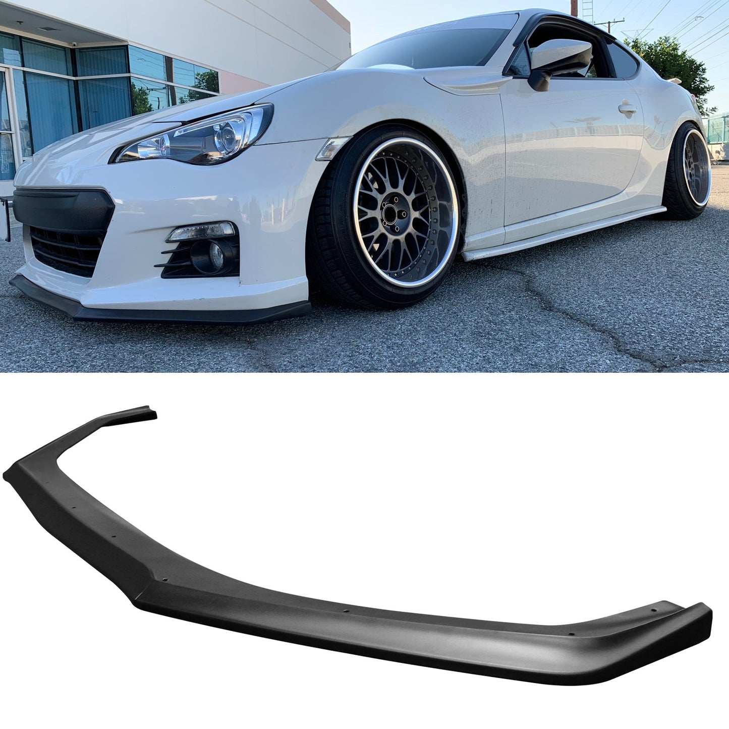 Corner Aprons & Front Lip For 2013-2016 Subaru BRZ PU GT JDM CS Style