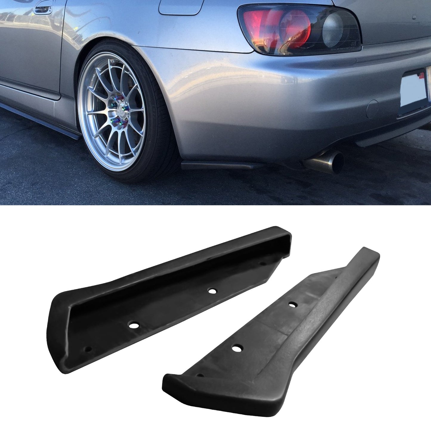 Corner Aprons & Front Lip For 2013-2016 Subaru BRZ PU GT JDM CS Style