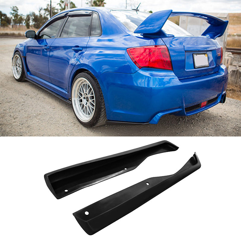 Corner Aprons & Front Lip For 2011-2014 Subaru JDM Style PU Unpainted