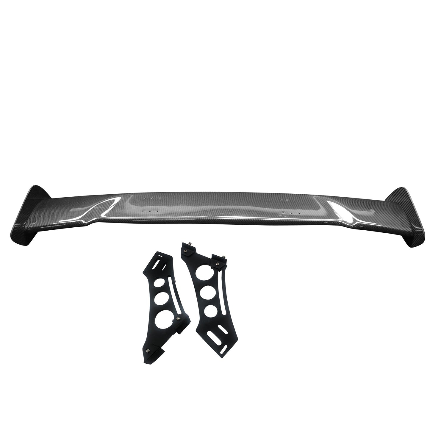 57'' 12" Height Drag Trunk Spoiler V2 Side Plates V5 Legs Carbon Fiber