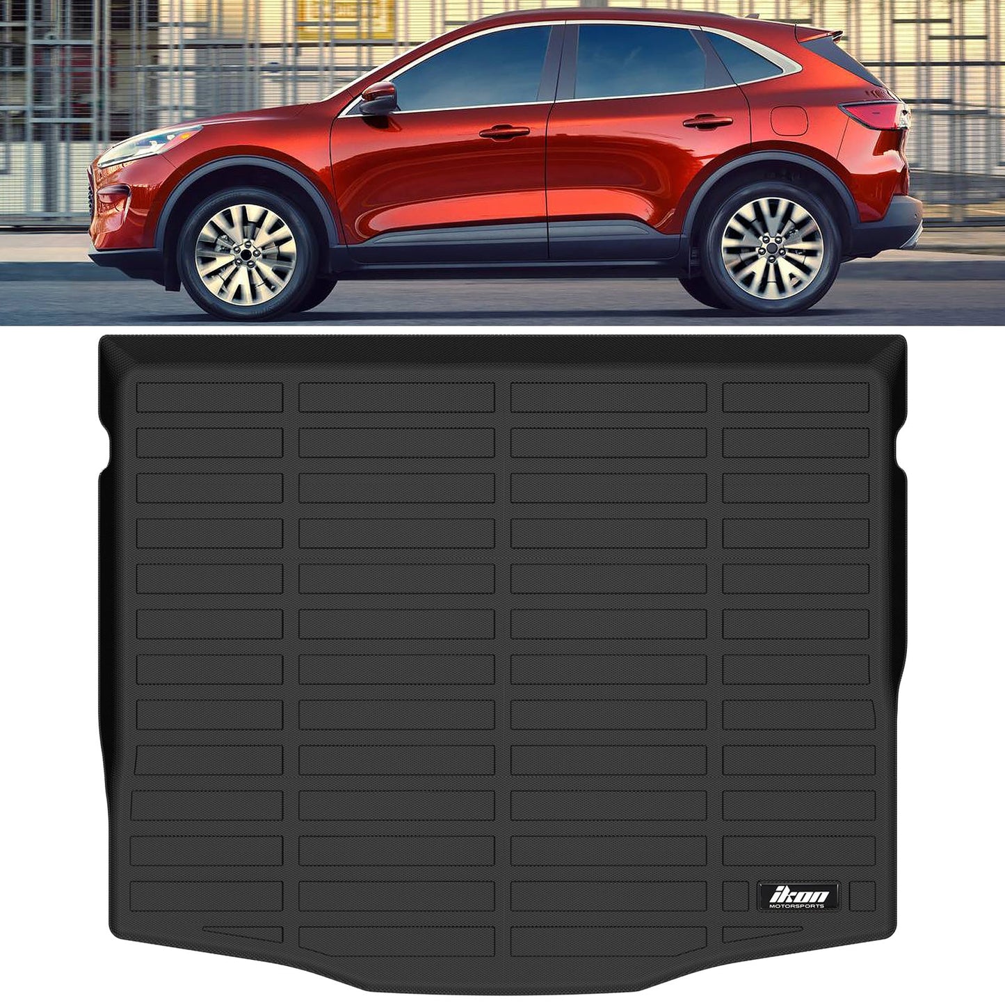 2020-2024 Ford Escape Non-Hybrid TPE 3D Floor Mats + Trunk Cargo Mat