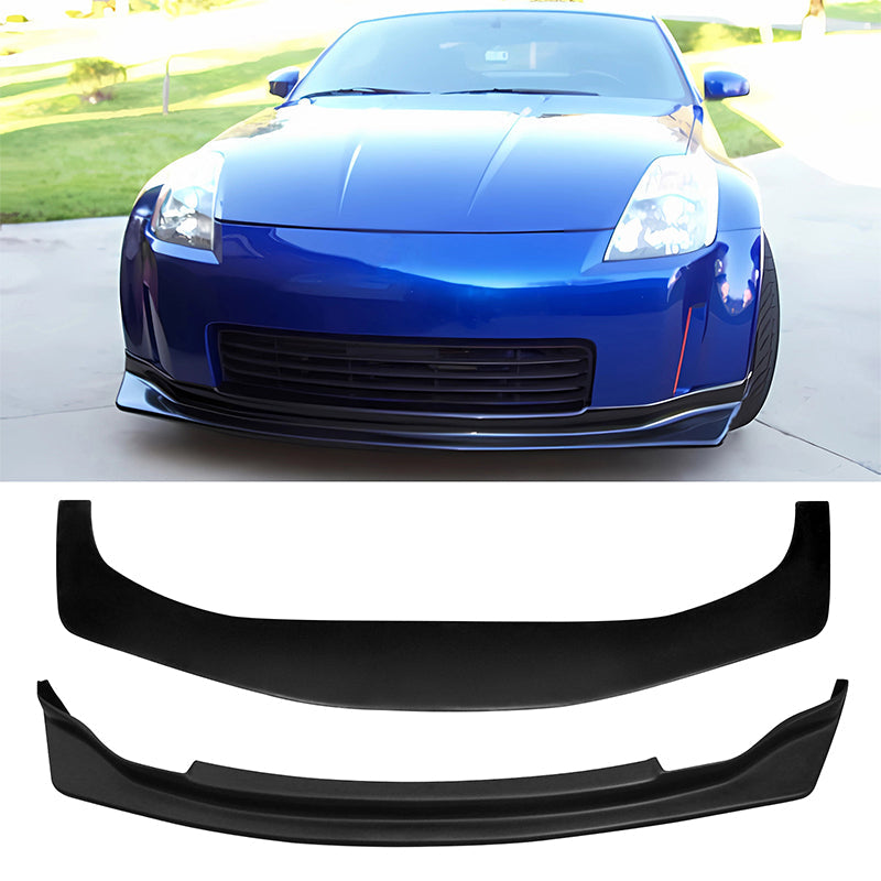 Front Lip & Matching Splitter For 2003-2005 Nissan 350Z N1 Style PU