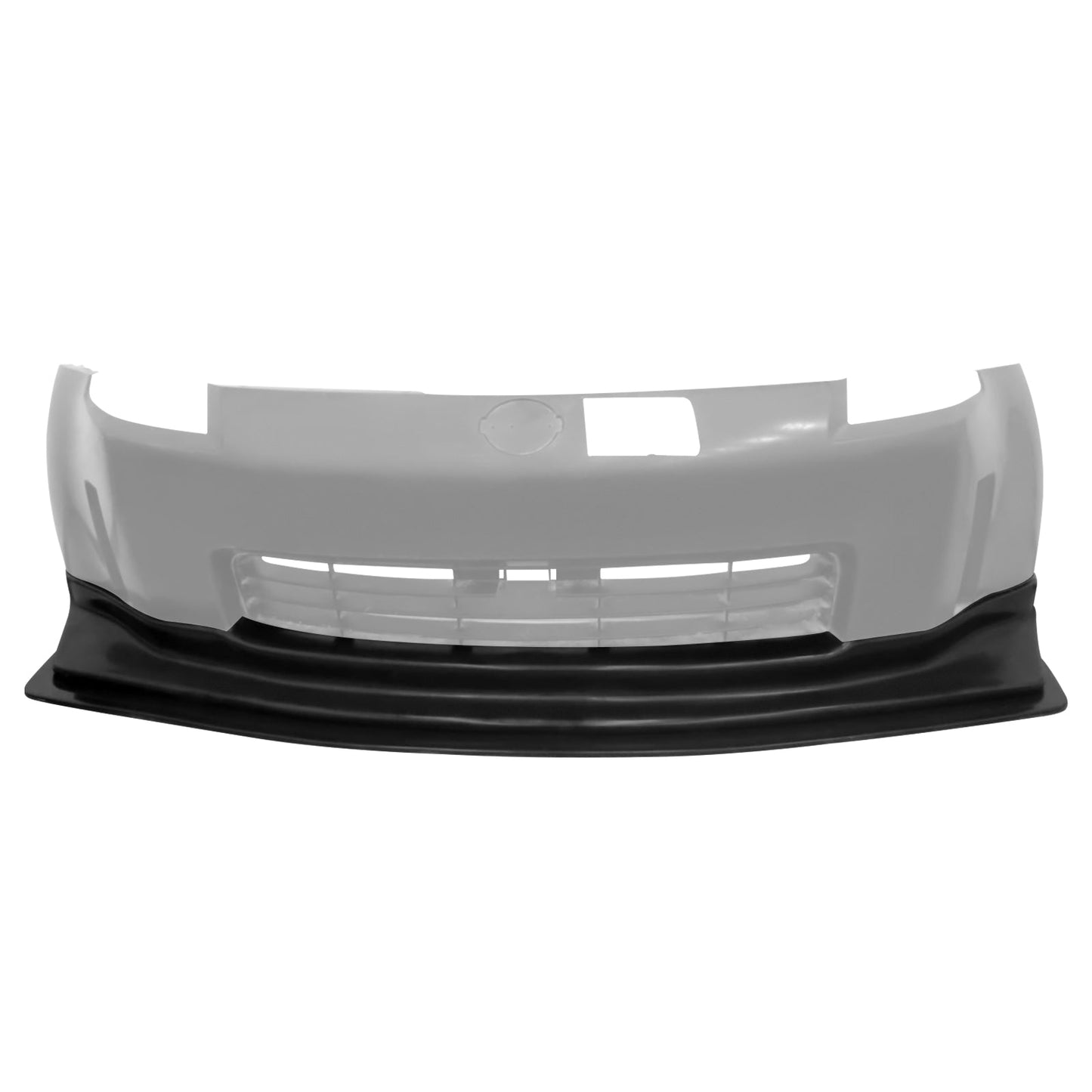 Front Lip & Matching Splitter For 2006-2009 Nissan 350Z N1 Style Black
