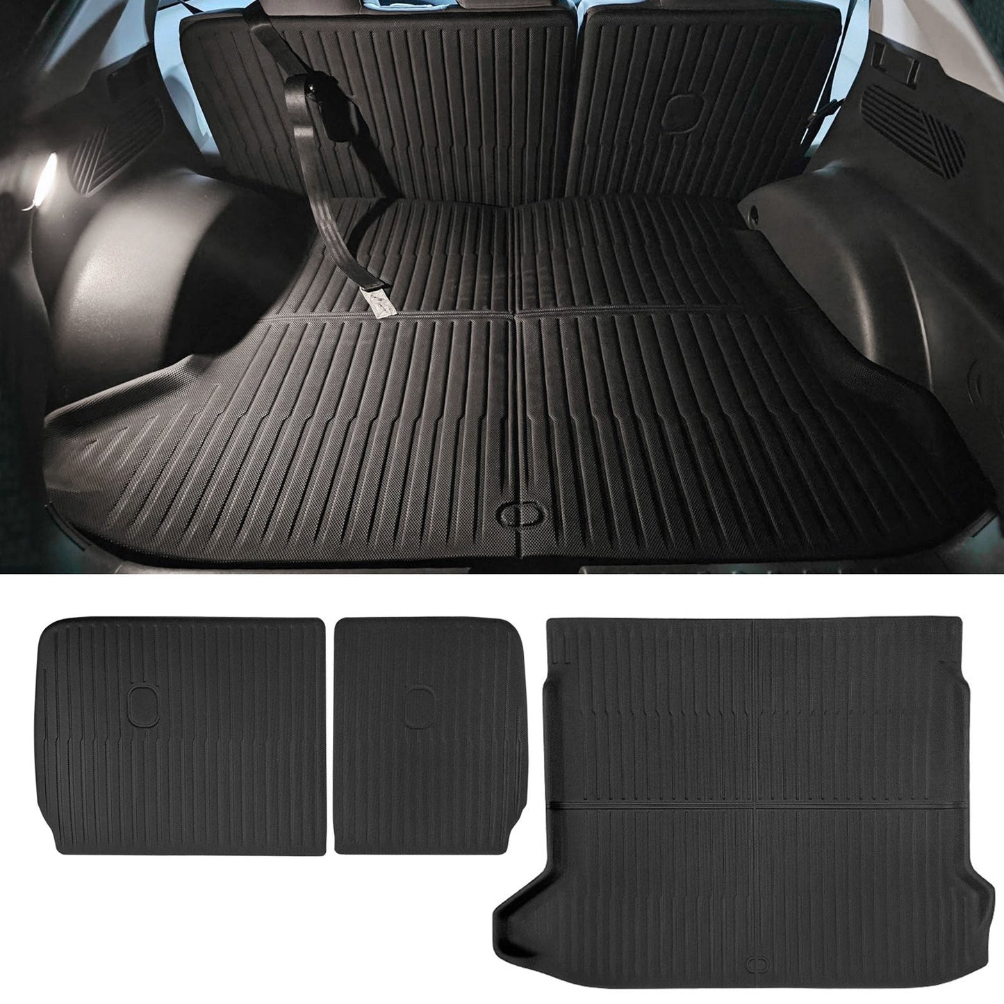 2022-2024 Hyundai Ioniq 5 Trunk Mat Cargo Liner & Backrest Mats XPE