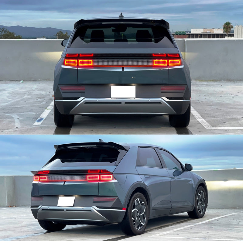 2022-2024Â Hyundai Ioniq 5 Carbon Fiber Print Trunk + Roof Spoiler ABS