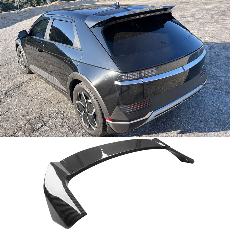 2022-2024Â Hyundai Ioniq 5 Carbon Fiber Print Trunk + Roof Spoiler ABS