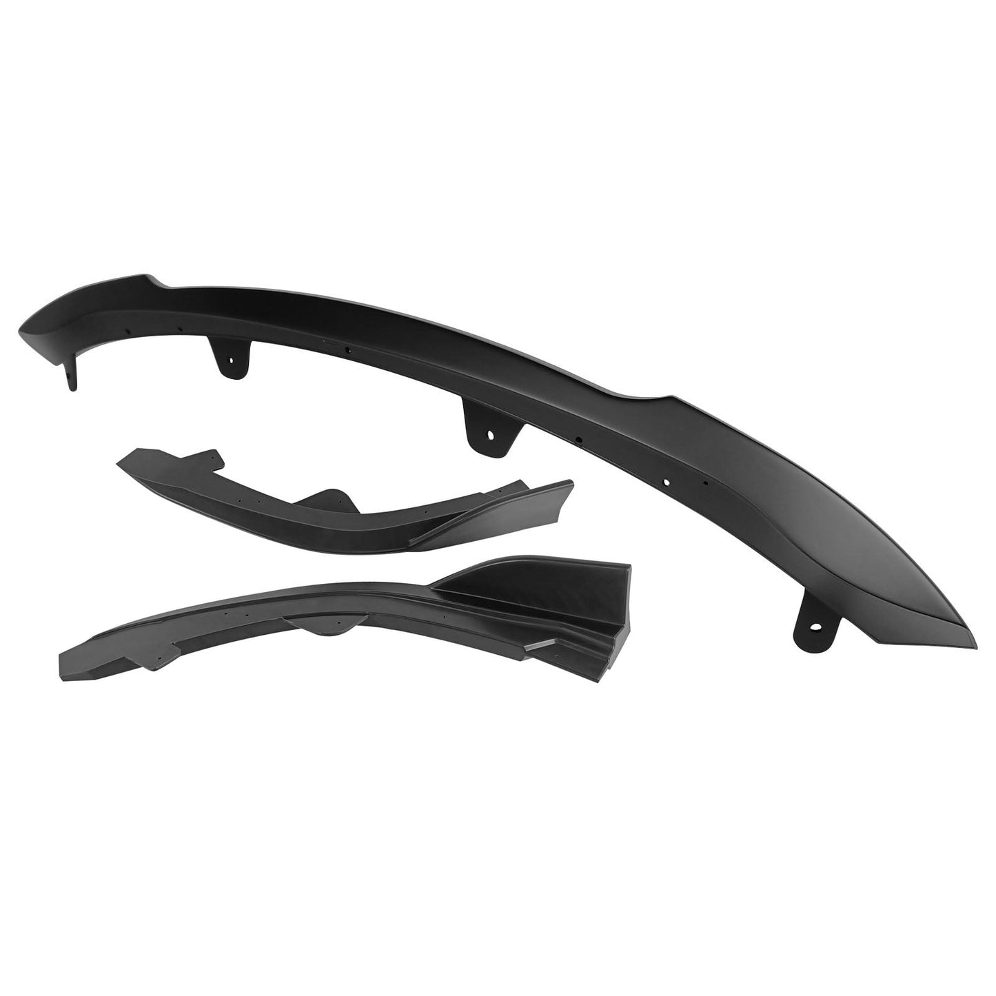 2019-2021 Toyota Corolla Auris 5-Door Matte Black 3PC Front Bumper Lip