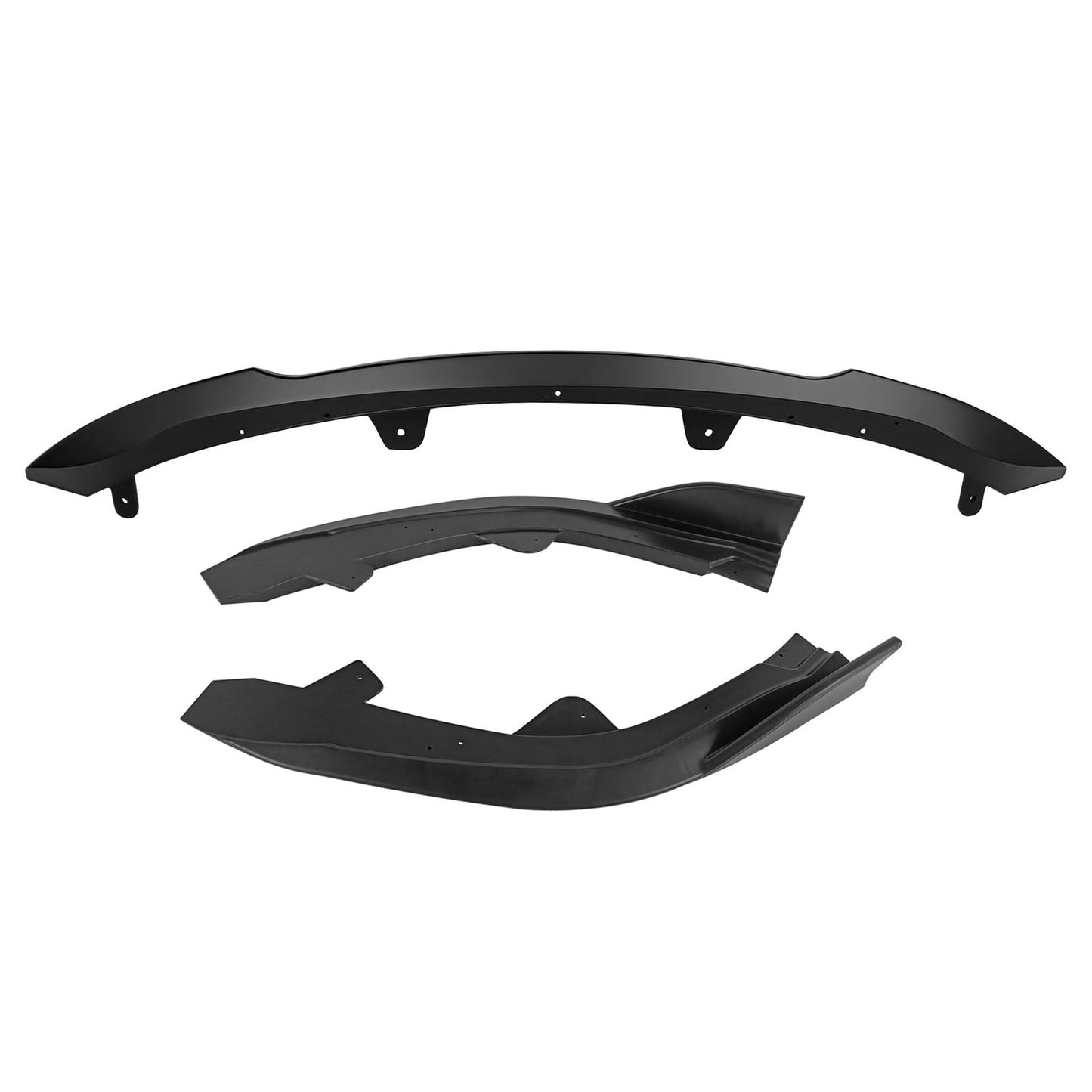 2019-2021 Toyota Corolla Auris 5-Door Matte Black 3PC Front Bumper Lip