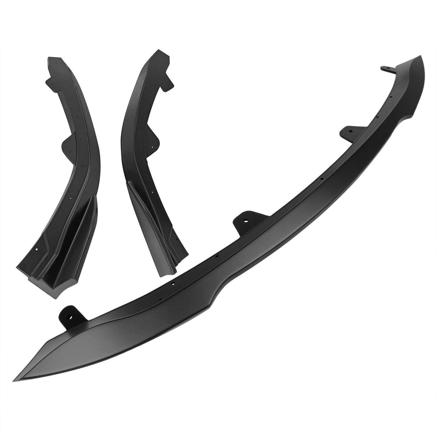 2019-2021 Toyota Corolla Auris 5-Door Matte Black 3PC Front Bumper Lip