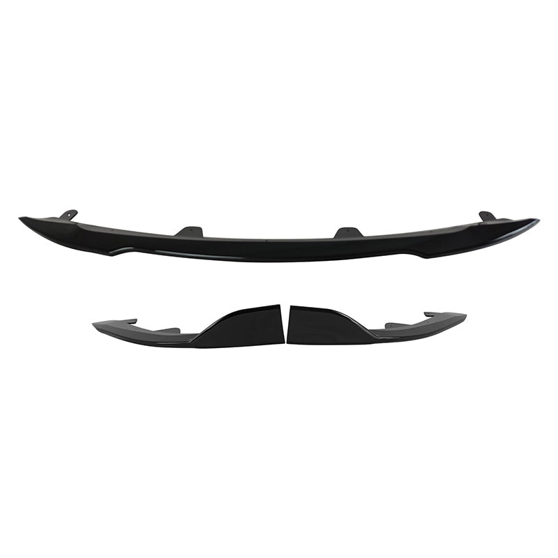 2022-2025 Toyota Corolla Auris 5-Door Gloss Black 3PC Front Bumper Lip