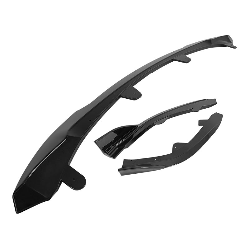2022-2025 Toyota Corolla Auris 5-Door Gloss Black 3PC Front Bumper Lip