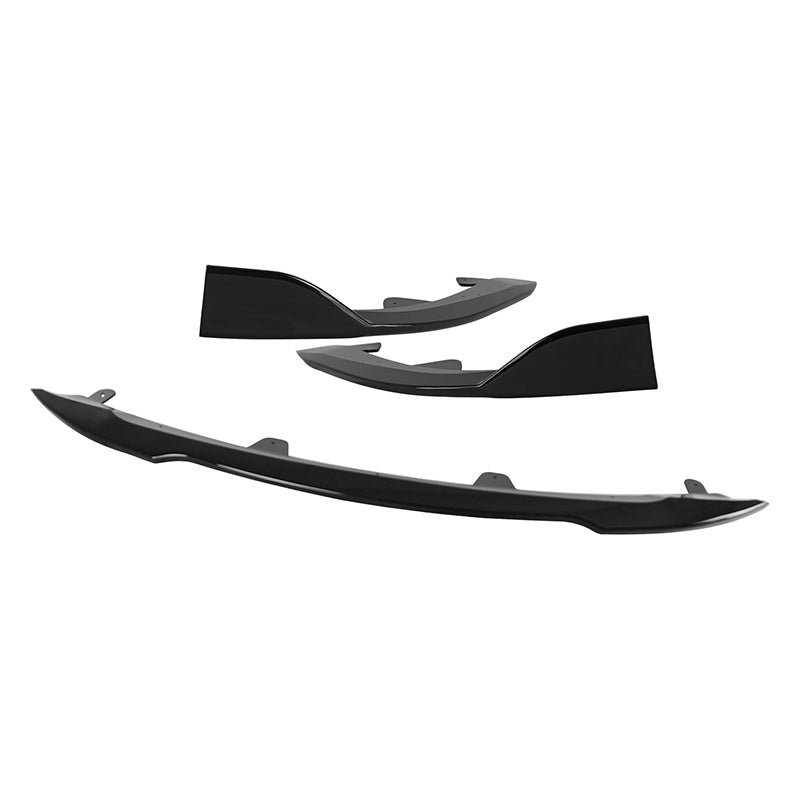 2022-2025 Toyota Corolla Auris 5-Door Gloss Black 3PC Front Bumper Lip