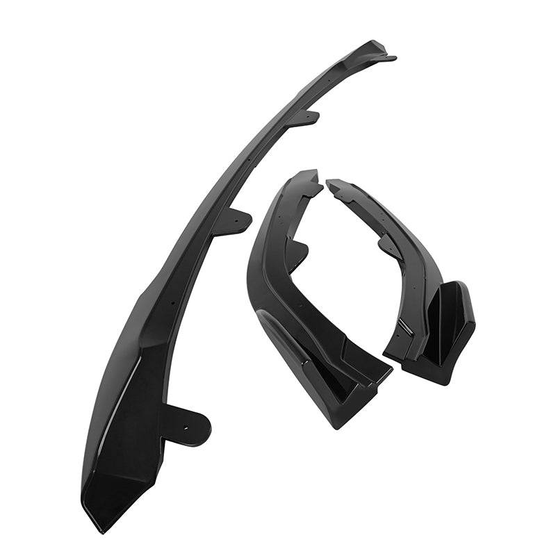 2022-2025 Toyota Corolla Auris 5-Door Gloss Black 3PC Front Bumper Lip