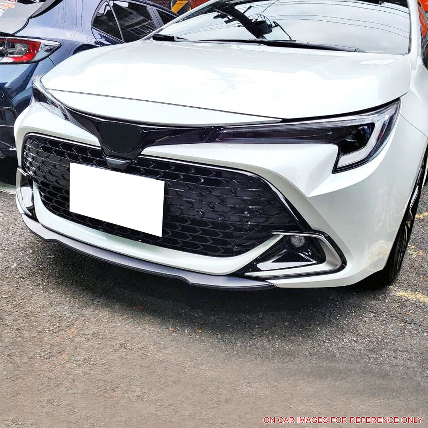2022-2025 Toyota Corolla Auris 5-Door Matte Black 3PC Front Bumper Lip