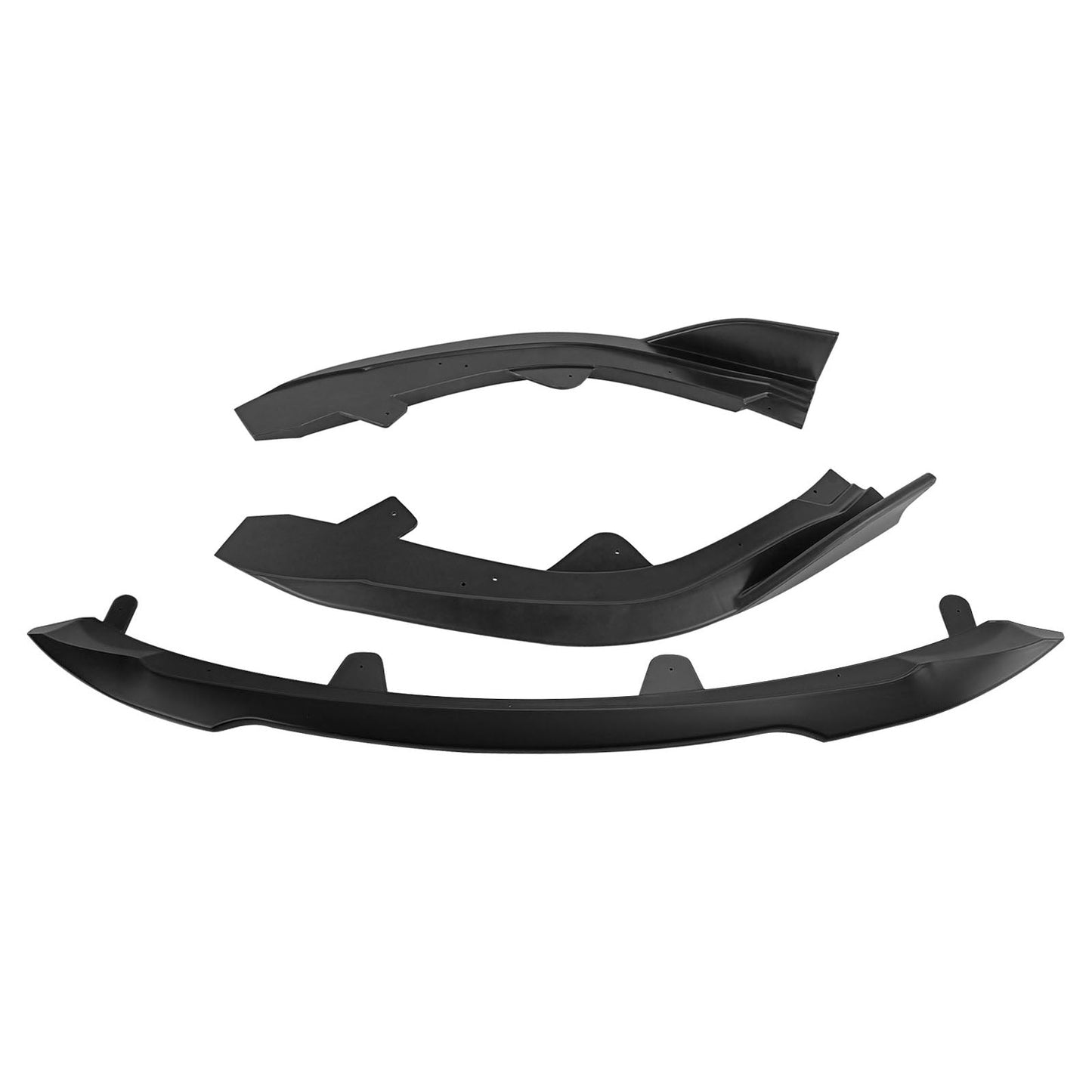 2022-2025 Toyota Corolla Auris 5-Door Matte Black 3PC Front Bumper Lip