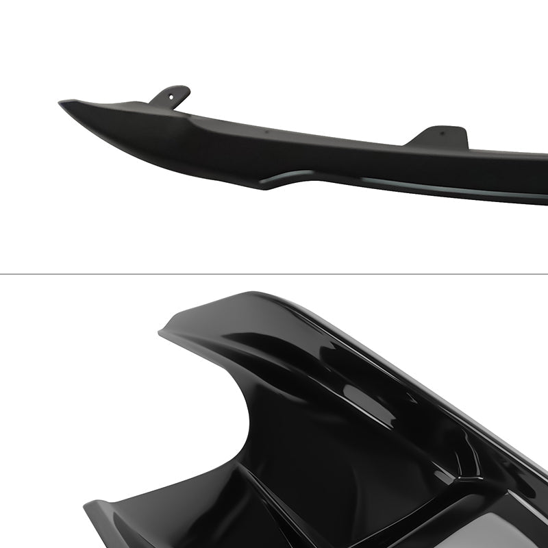 2022-2023 Toyota Corolla Gloss Black Front Bumper Lip + Side Canards