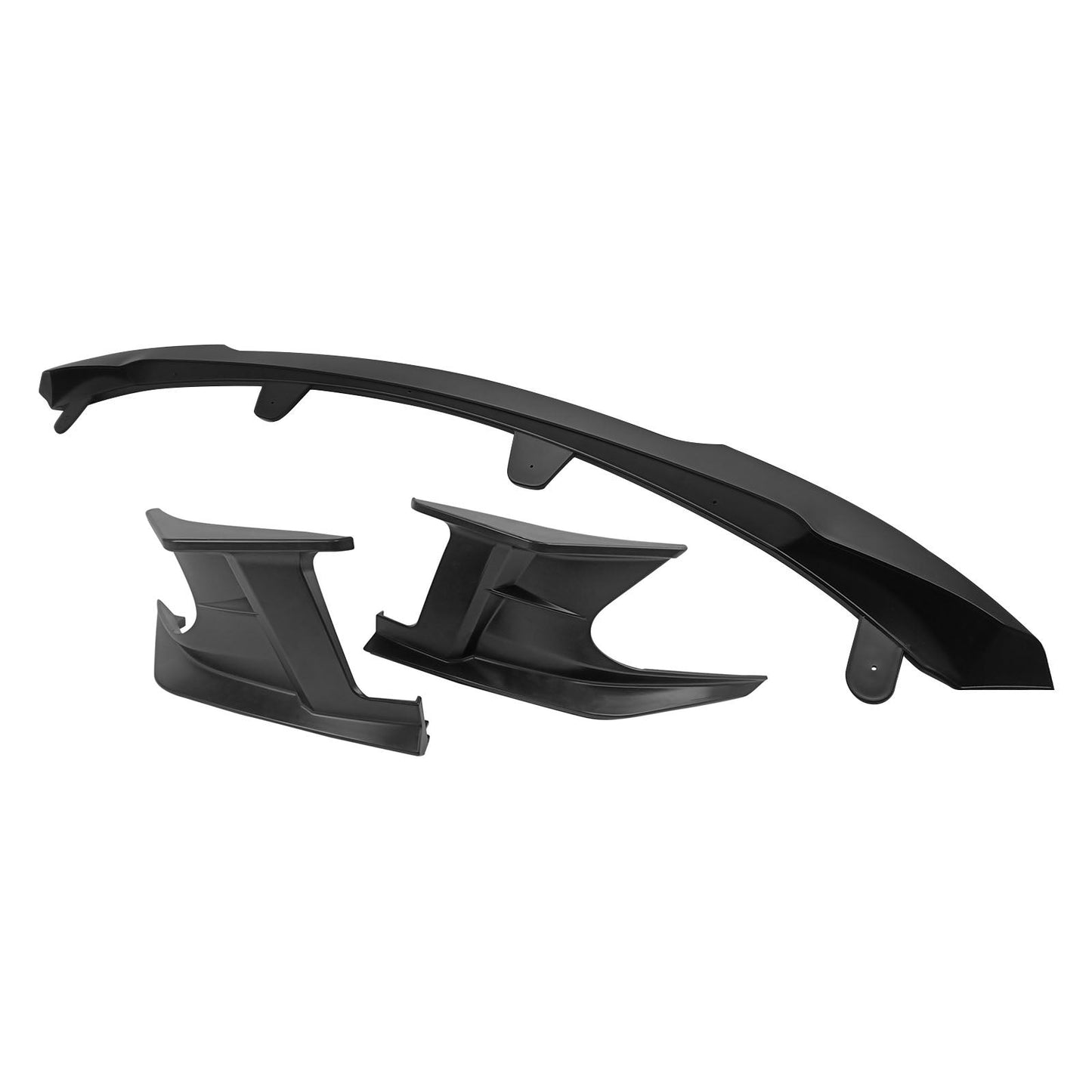 2022-2023 Toyota Corolla Matte Black Front Bumper Lip + Side Canards