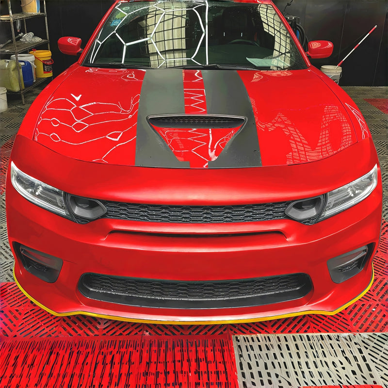 2015-2023 Dodge Charger Widebody SRT Front Bumper Cover Yellow Lip PP