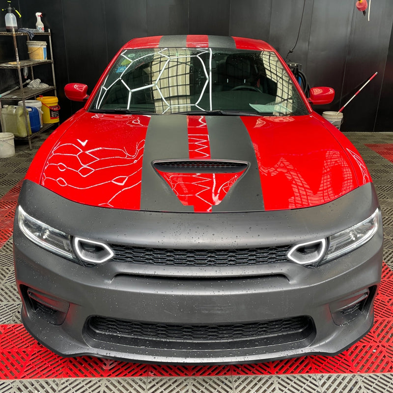2015-2023 Dodge Charger Widebody SRT Bumper Cover Matte Black Lip PP