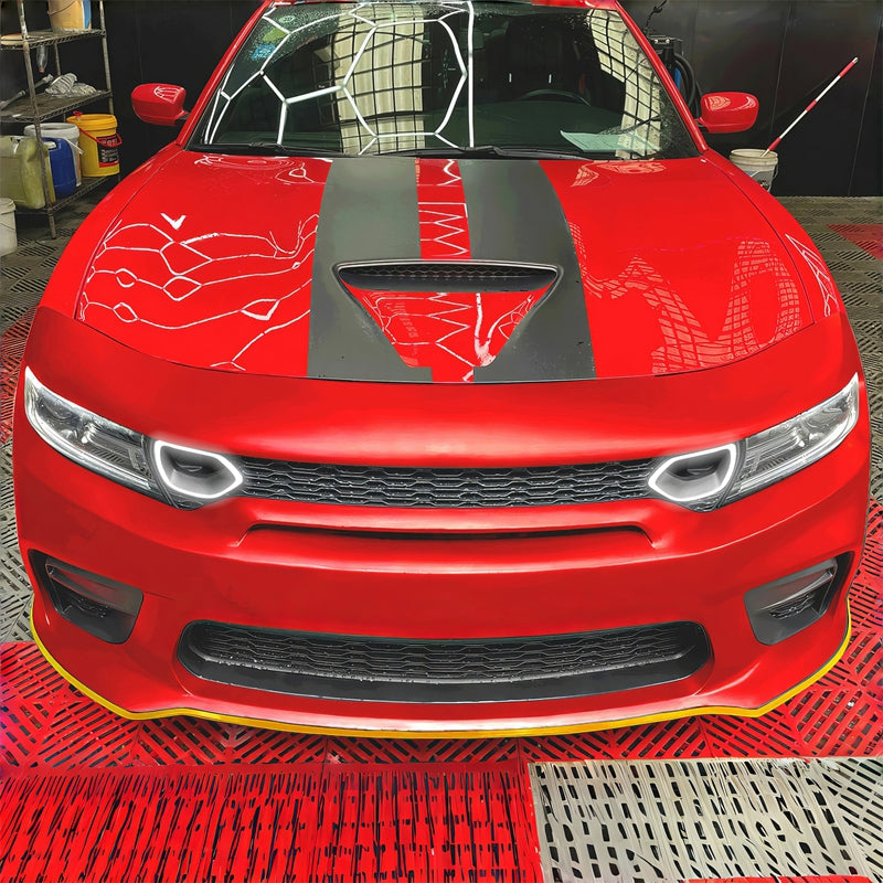 2015-2023 Dodge Charger Widebody SRT Bumper Cover Yellow Lip PP